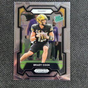 BRADY COOK 2024 Panini Prizm Draft Picks Rated Prospect Rookie #187 Trading Card
